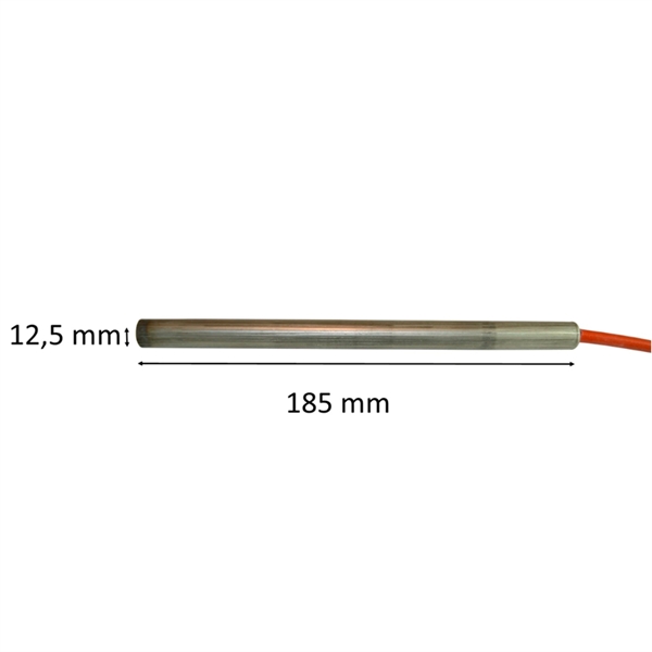 Zündkerze / Glühzünder für  Pelletofen: 12,5 mm x 185 mm 400 Watt
